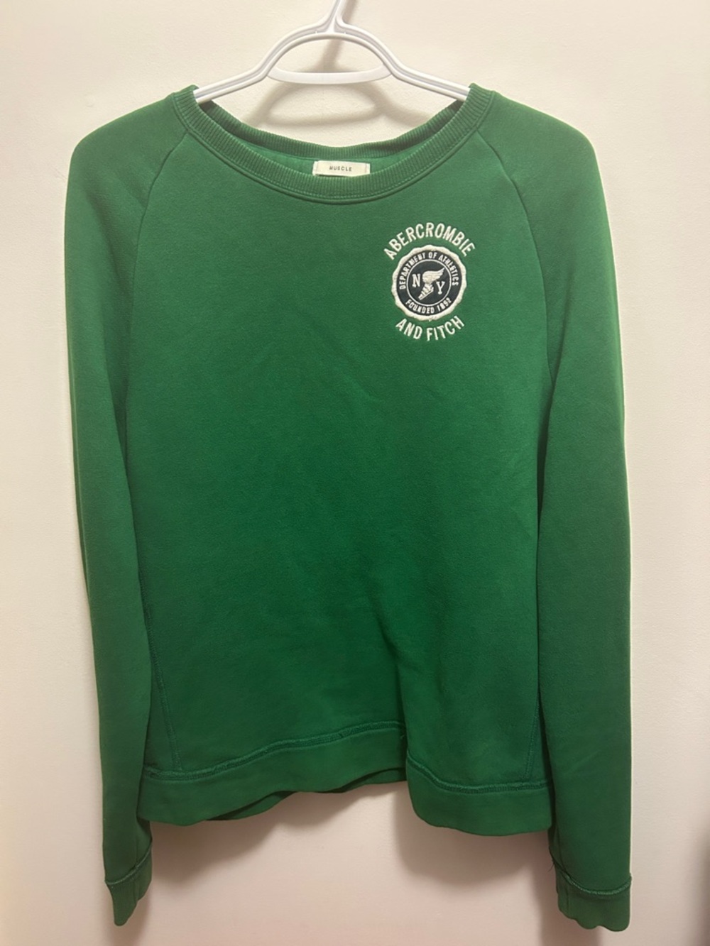 Abercrombie & Fitch Emerald Green Logo Sweatshirt